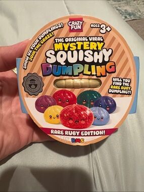 Mystery Squishy Dumpling - Red (Rare Ruby Edition)